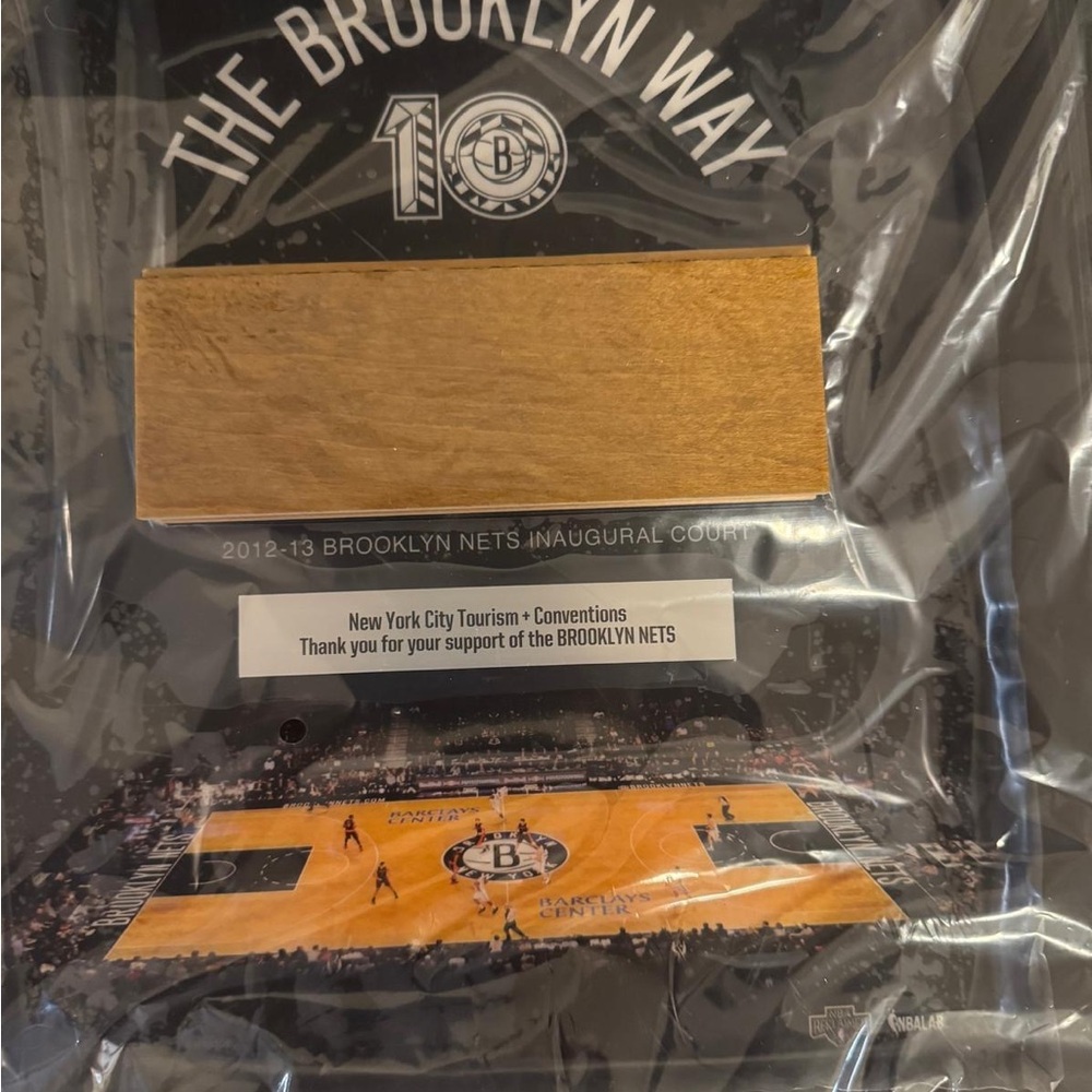 Brooklyn Nets Inaugural Court Souvenir